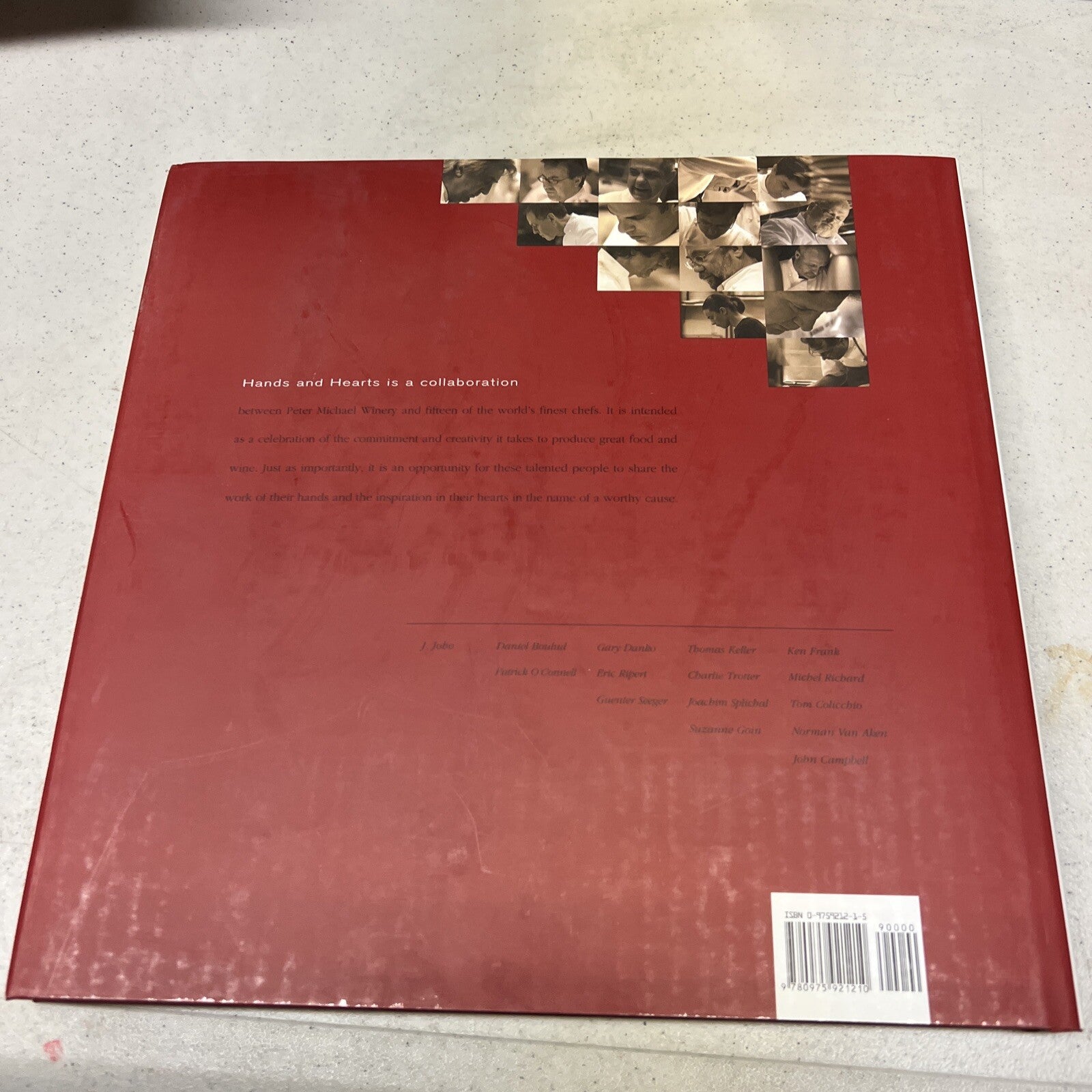 Hands and Hearts Cookbook presented by Peter Michael Winery-Coffee Table Book2