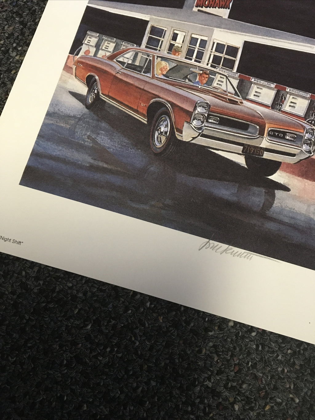 JACK SCHMITT “Night Shift” Signed 1990 - 14”X11”1
