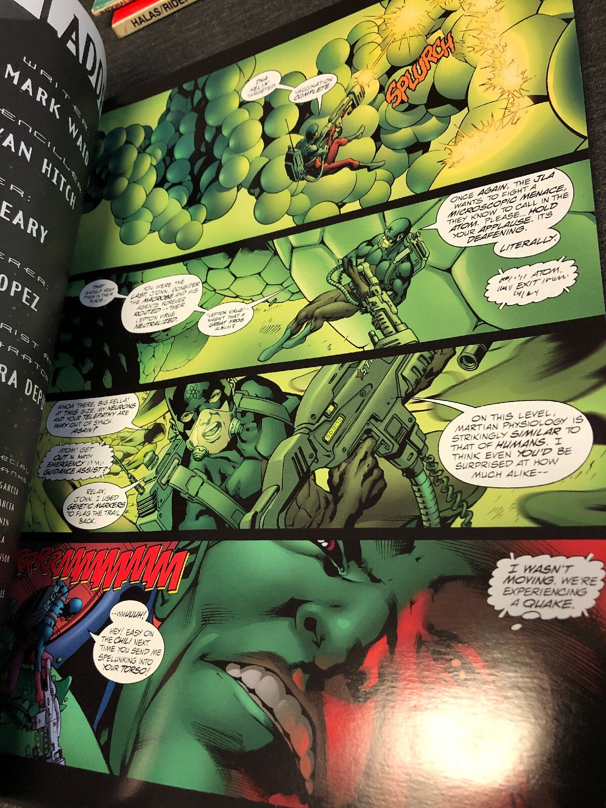 JLA: Heavens Ladder Graphic Novel DC Comics 13" x 10" Mark Waid Bryan Hitch Pail3