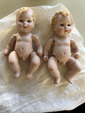 Vintage Pair of Anatomical Bisque Babies Brother and Sister Twins - Marie Berger0