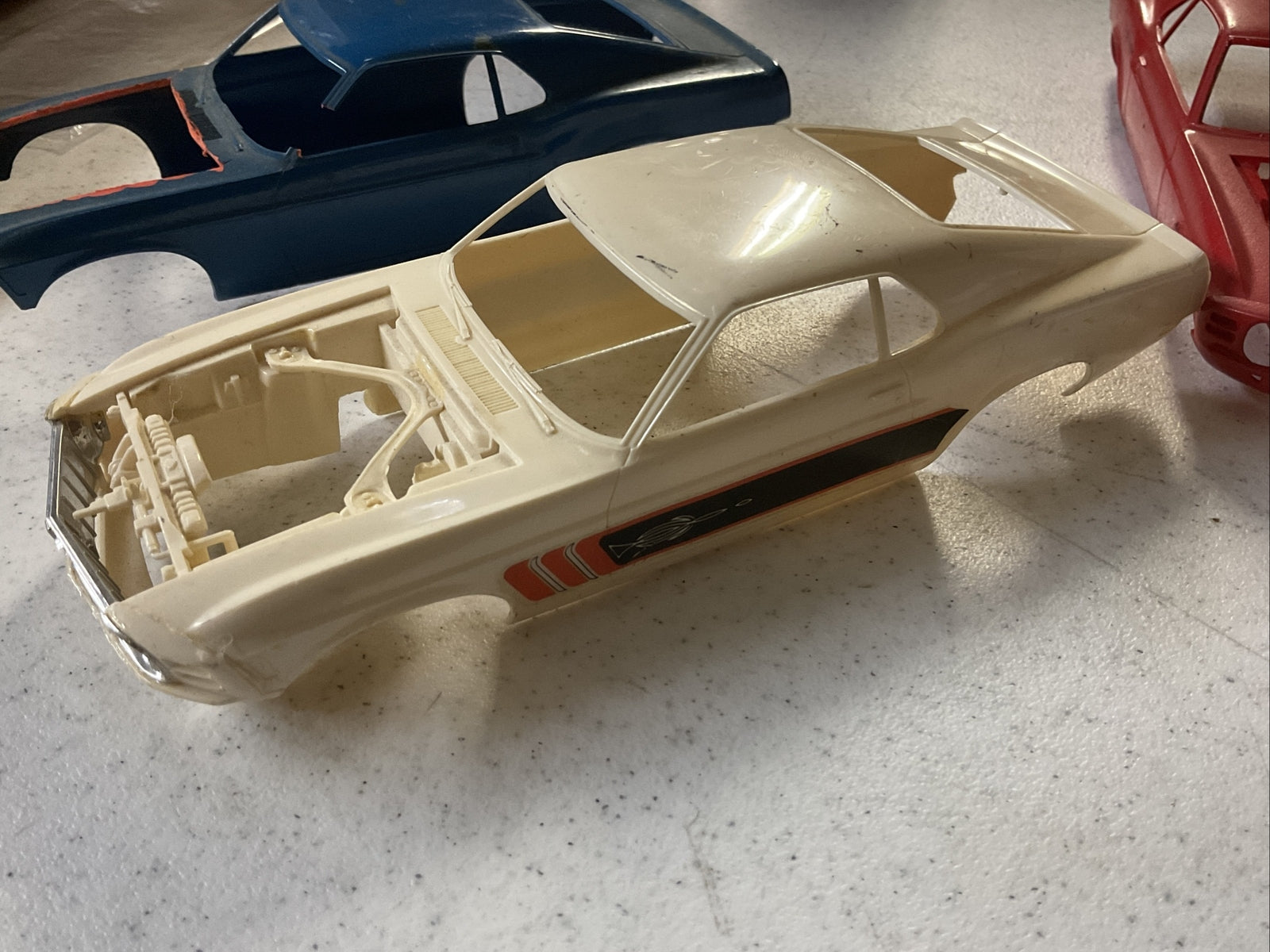 Vintage model car junkyard Body Lot. Ford, Mustang’s2