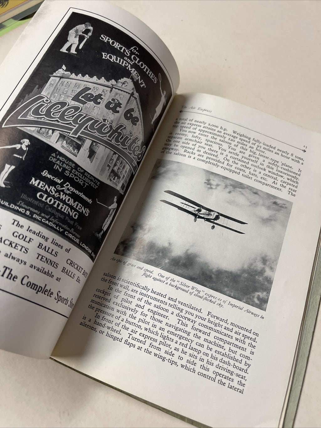 1929 Imperial Airways “ The Air Way” AIRLINE TIMETABLE  Brochure Aviation Book4
