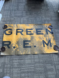 #68 R.E.M. 1988 Green Record Store Promo Poster 23” X 35” REM0