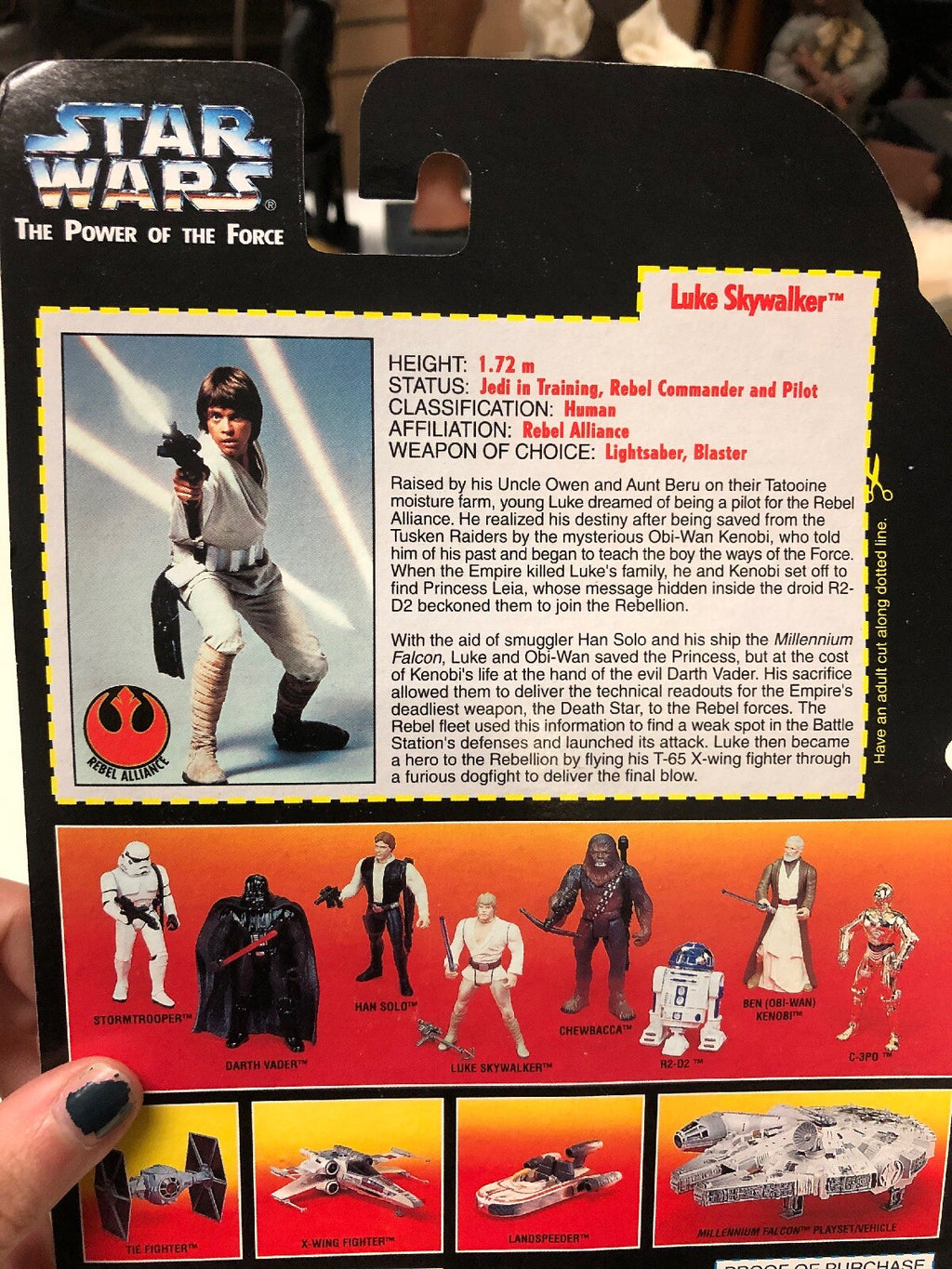 Vintage Kenner Star Wars - Power of the Force 1995 Luke Skywalker Action Figure2