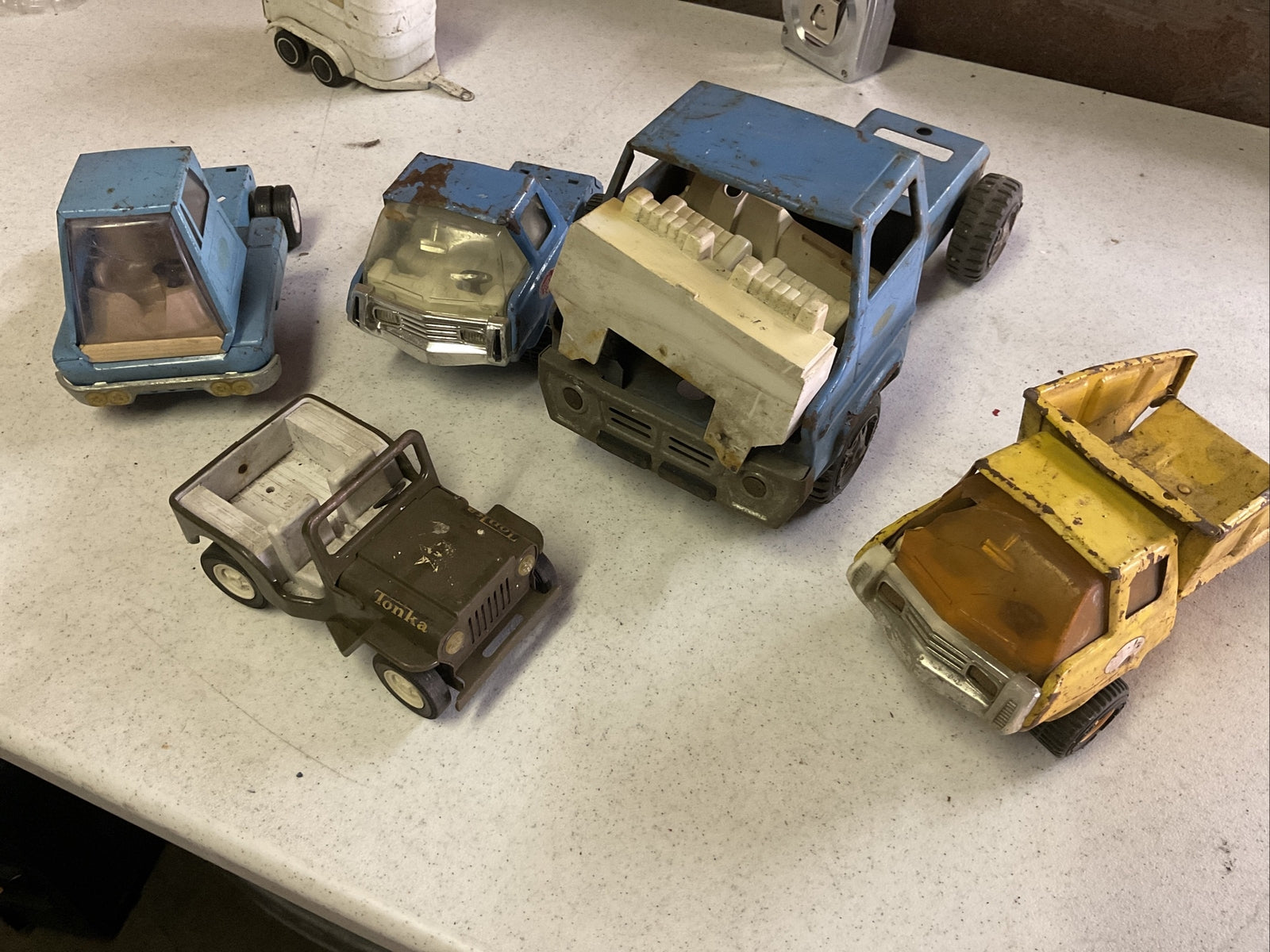 Vintage tonka trucks for Parts and Restore 1960’s Lot Of 511