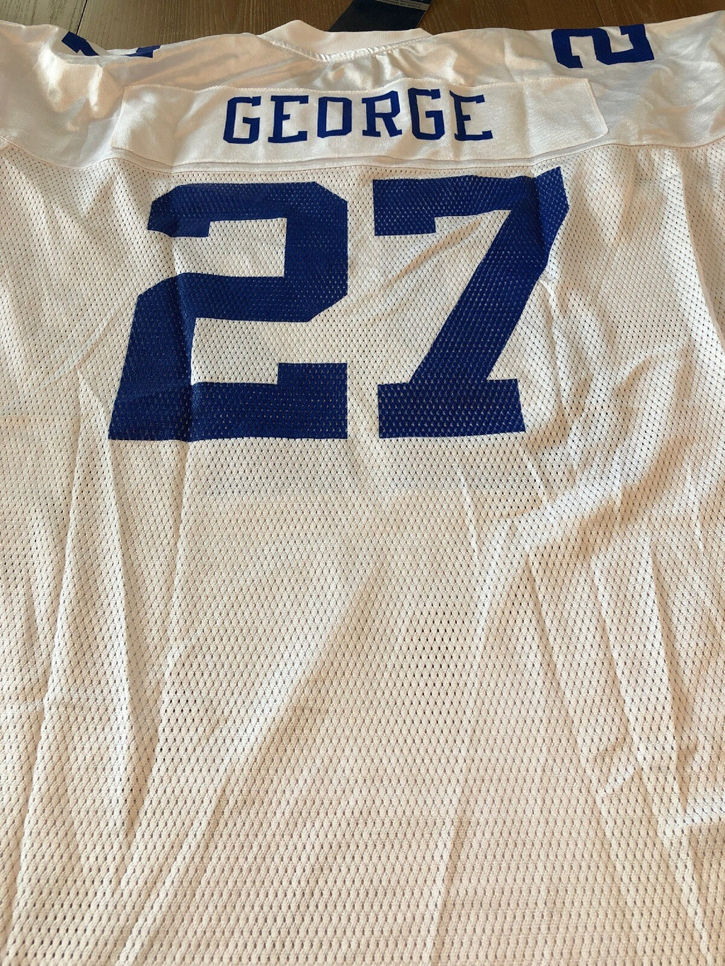 Vintage NWT DALLAS COWBOYS EDDIE GEORGE REEBOK ON FIELD JERSEY #27 SZ XXL0