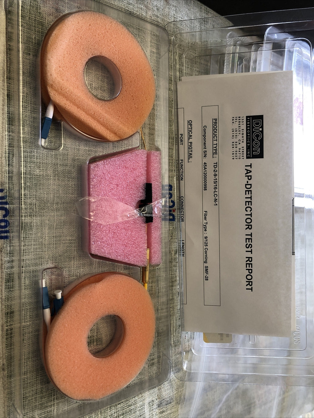 DICON Fiber Optic TD-2-9-15/16-LC-N-1 With Test Report0