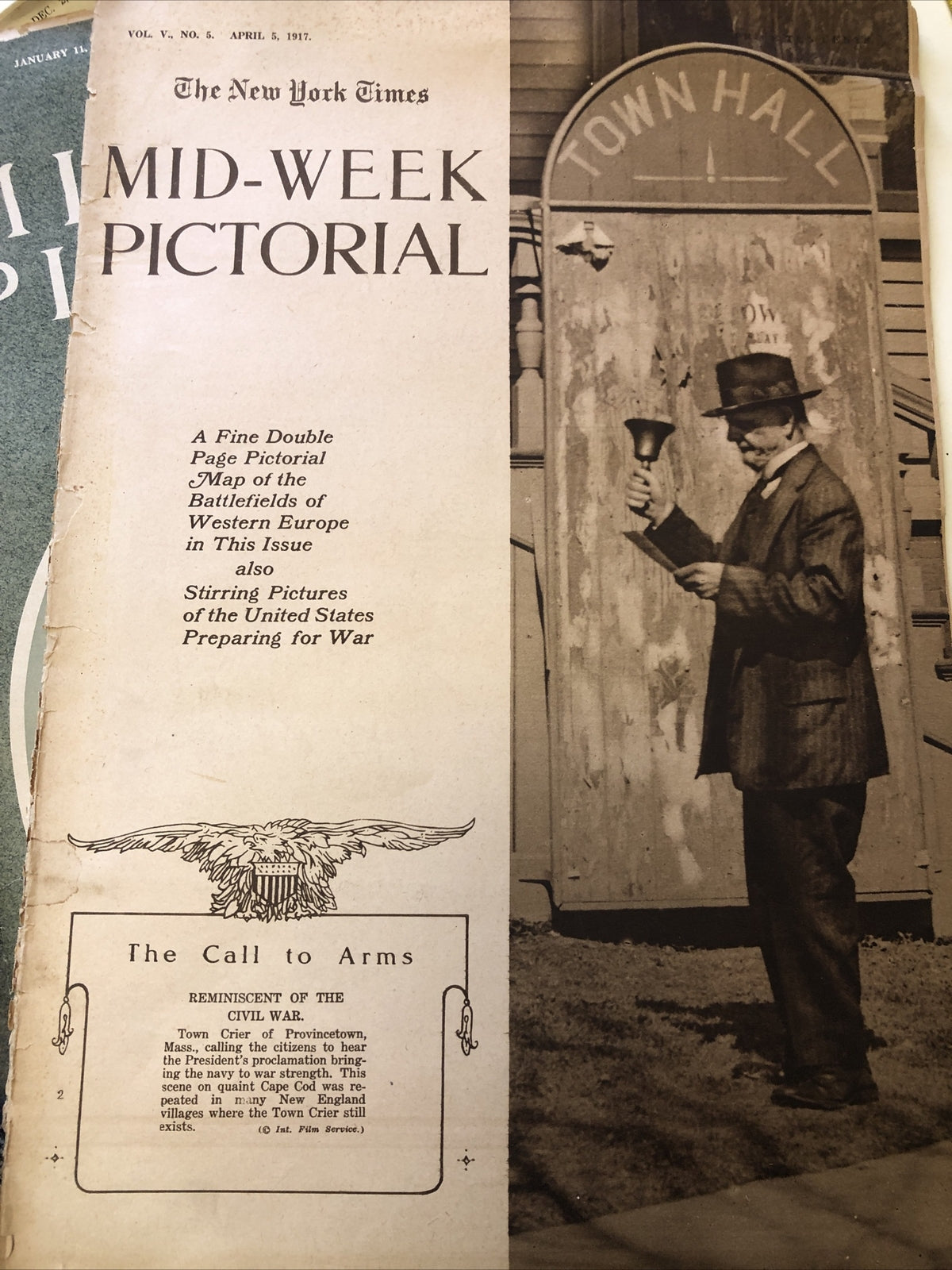 Lot 4: NEW YORK TIMES MID WEEK PICTORIAL MAGAZINE 1915-1917 WWI WAR NEWS PHOTOS1