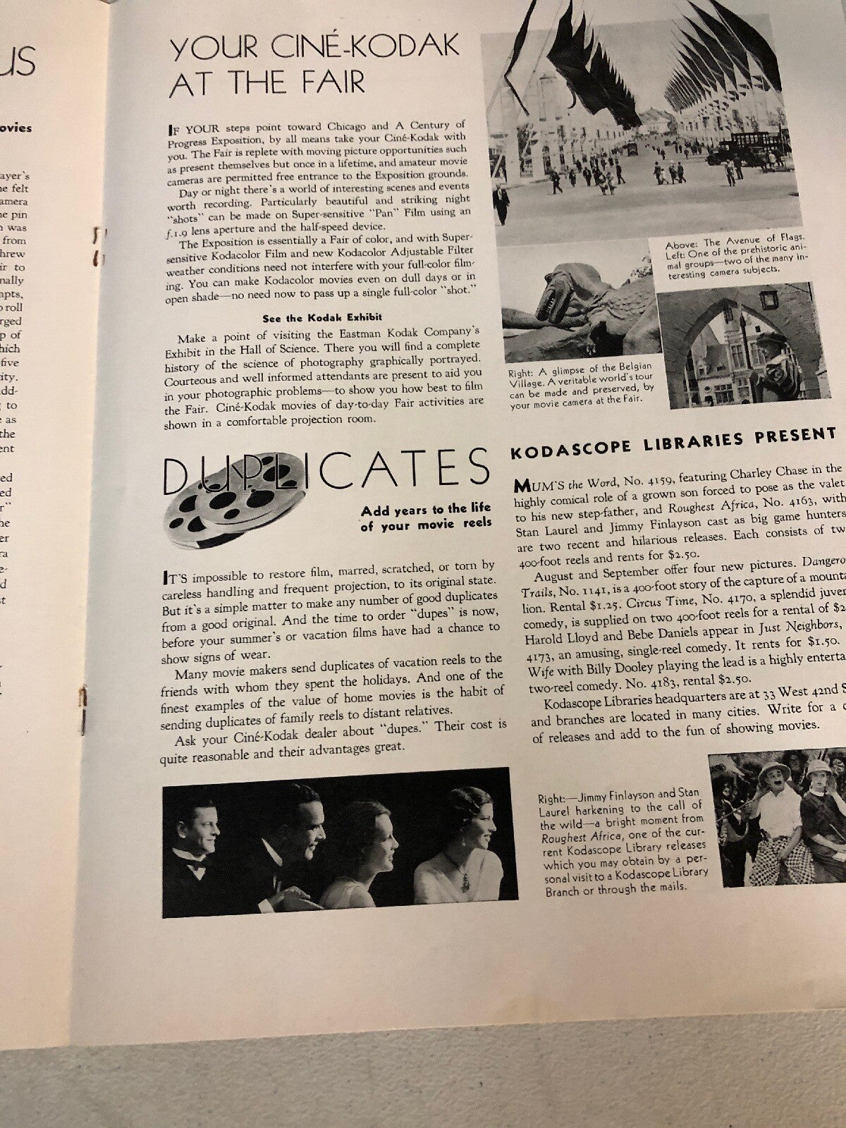 CINE-KODAK NEWS - VOL 9 / NO. 3 August- September 1933 * KODASCOPES LIBRARIES2