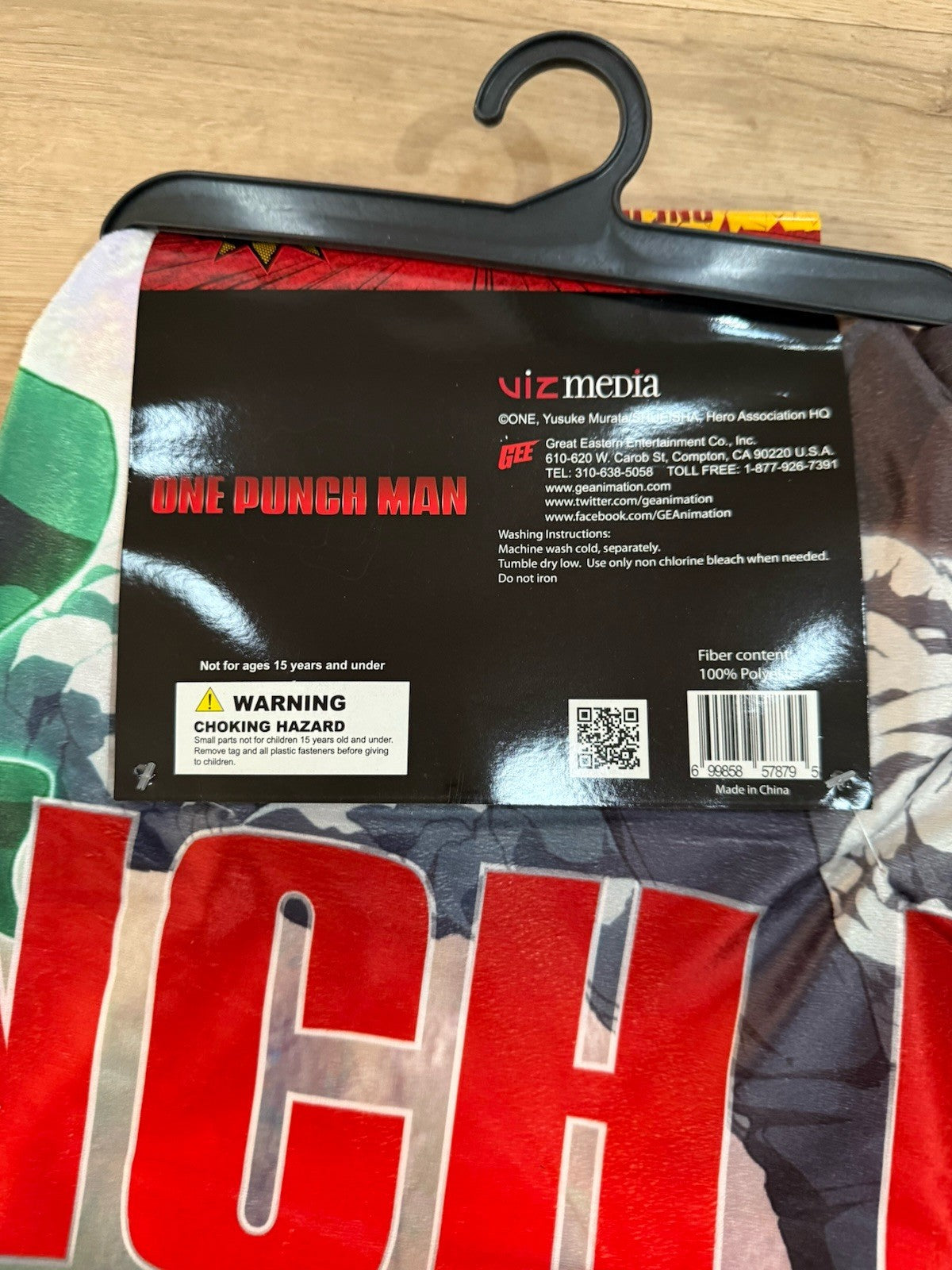 One Punch Man Throw Blanket W/ All Characters 46”x60”3
