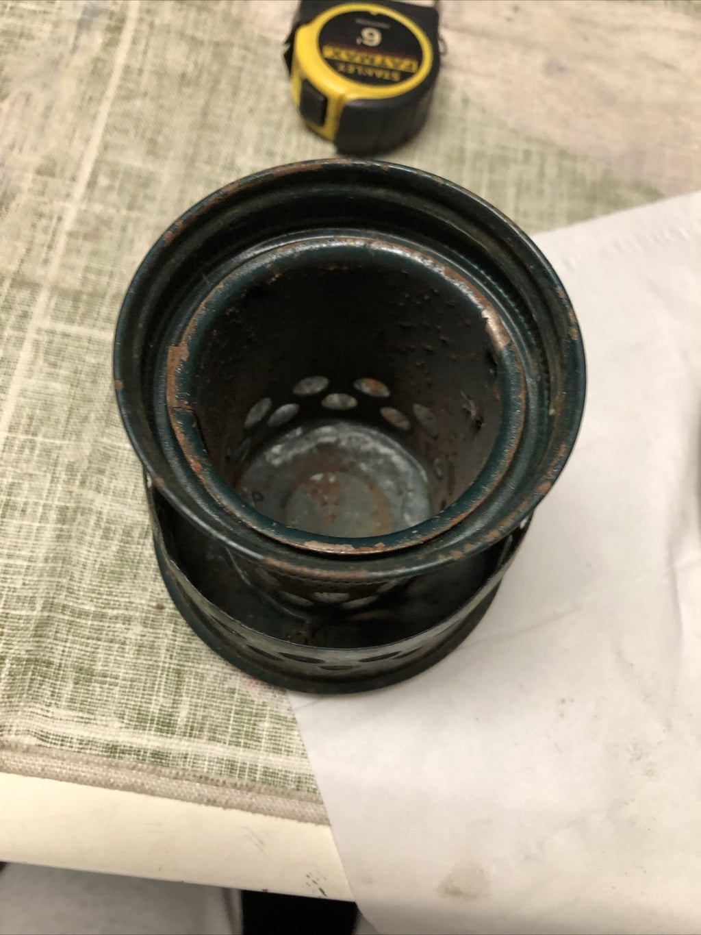 Vintage Ball Perfect Mason Jar With Removable Kerosene Burner Lid5