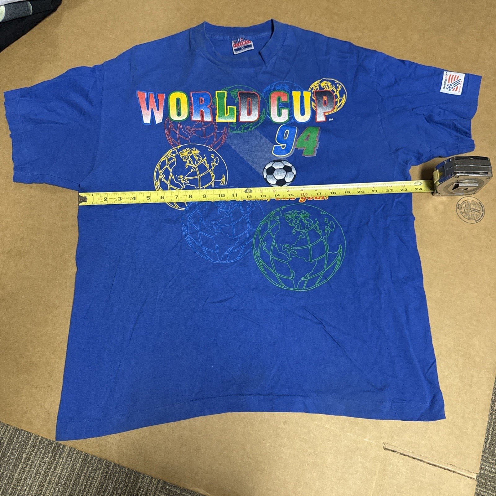 Vintage World Cup 1994 One World One Goal All Over Print American X-Large XL5
