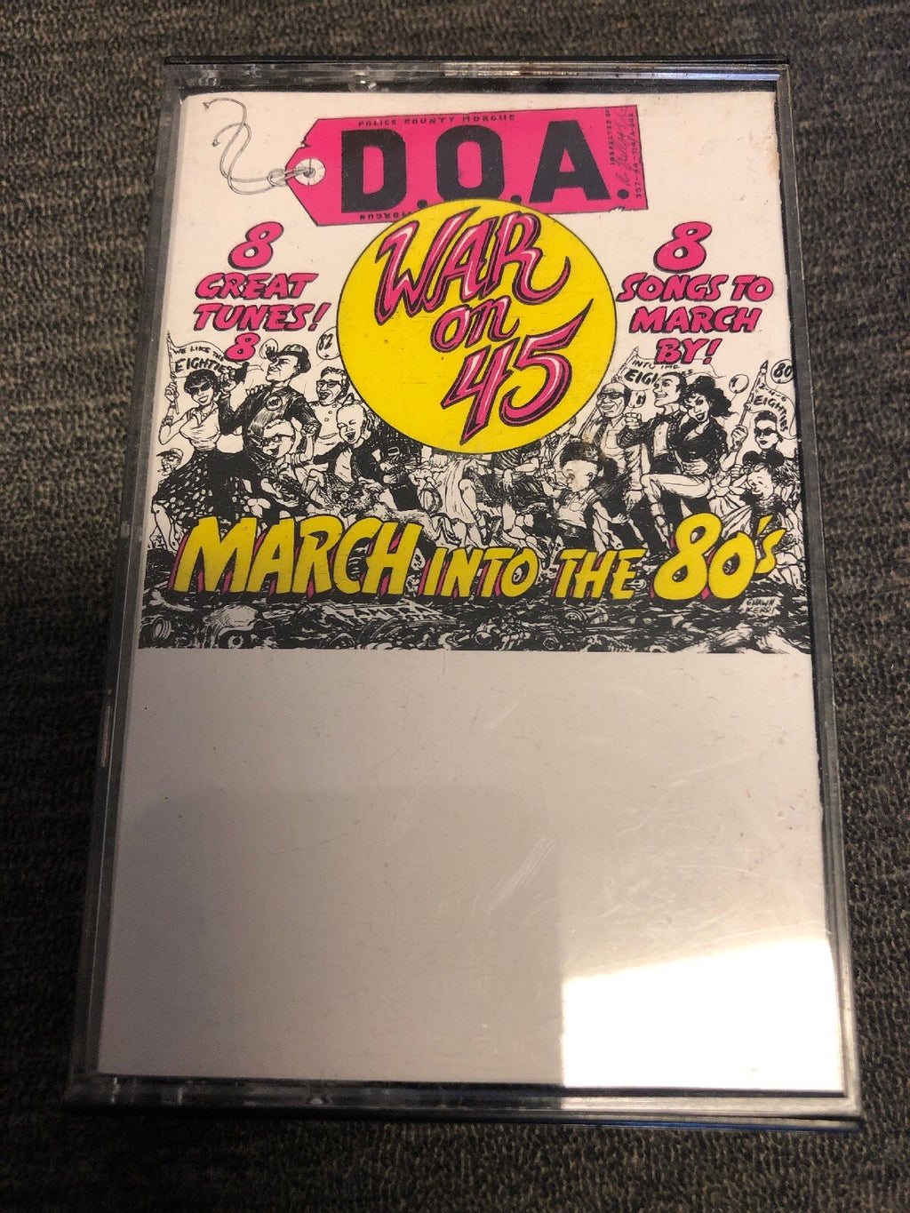 D.O.A. "War On 45" used 1982 War On 45 Casette hardcore 8 Track Songs0