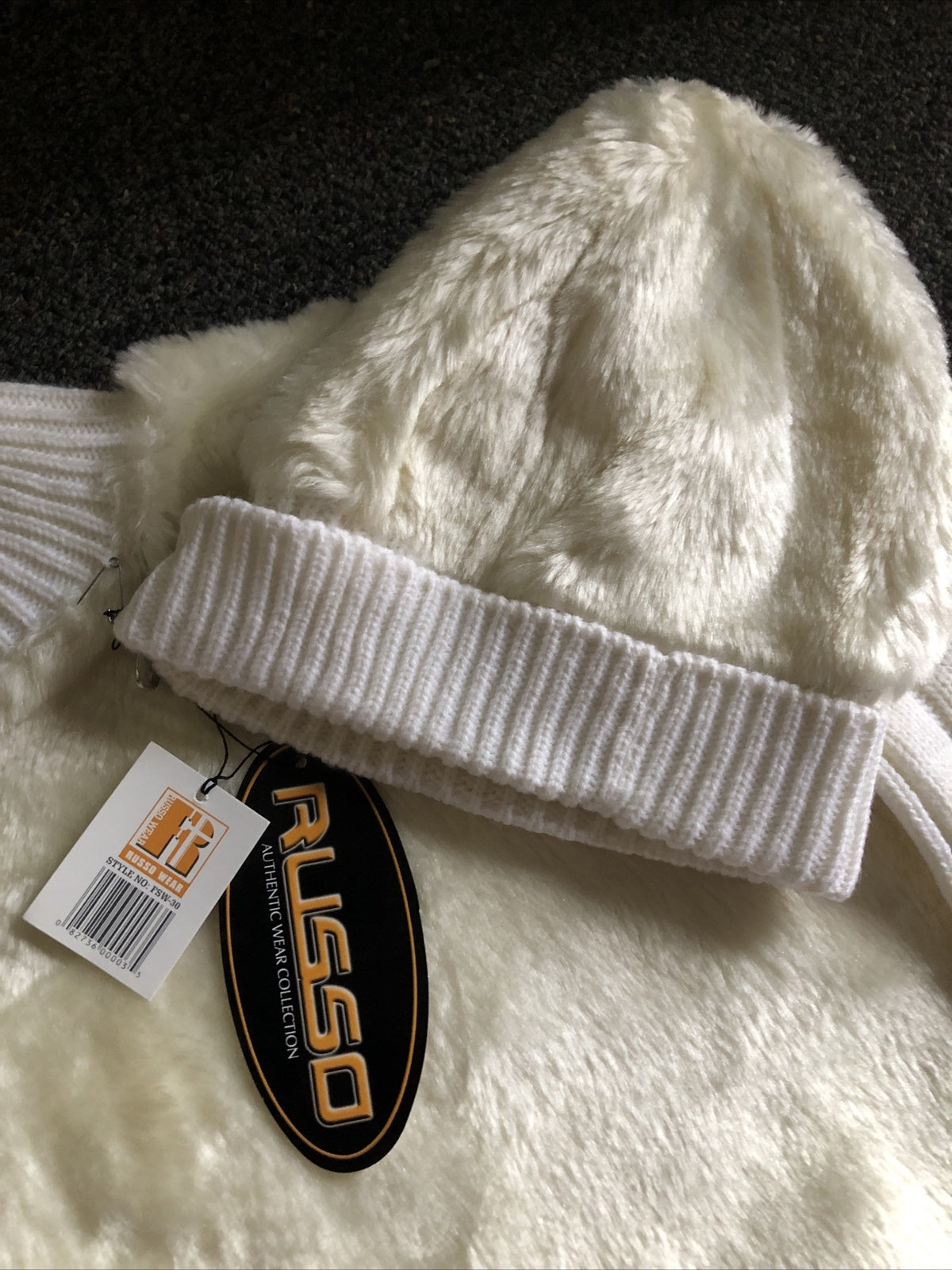 Vintage 90’s NOS Russo Wear Sweater With Matching Beanie NWT Size 2XL2