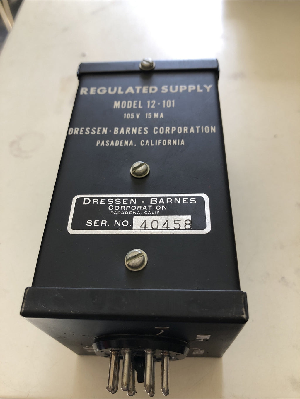 Dressen-Barnes Regulated Supply Model 12-1010