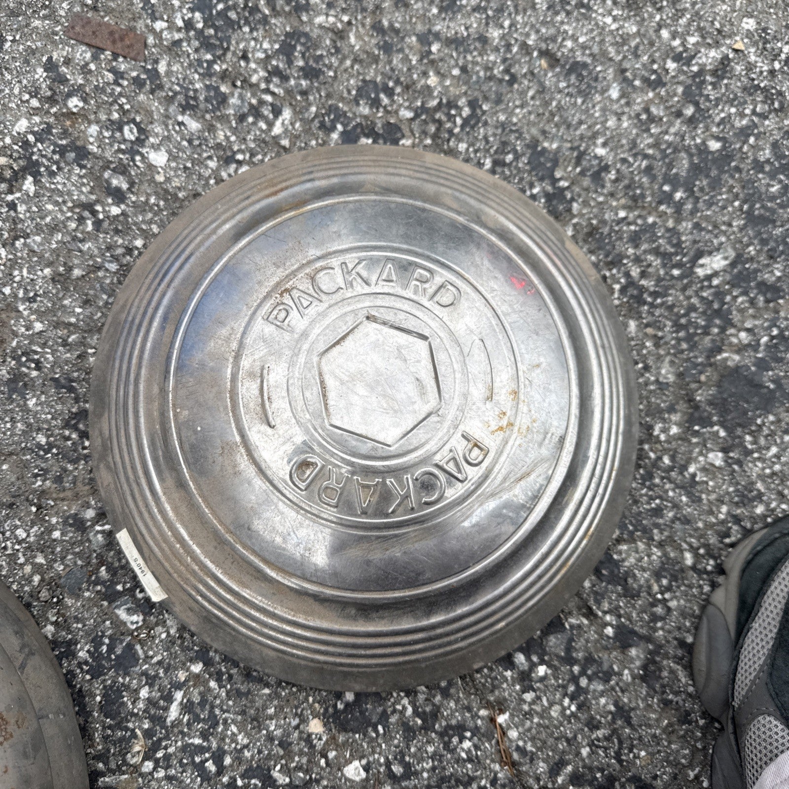 1939 Packard  Hubcap Wheel Cover  Dog Dish Original2