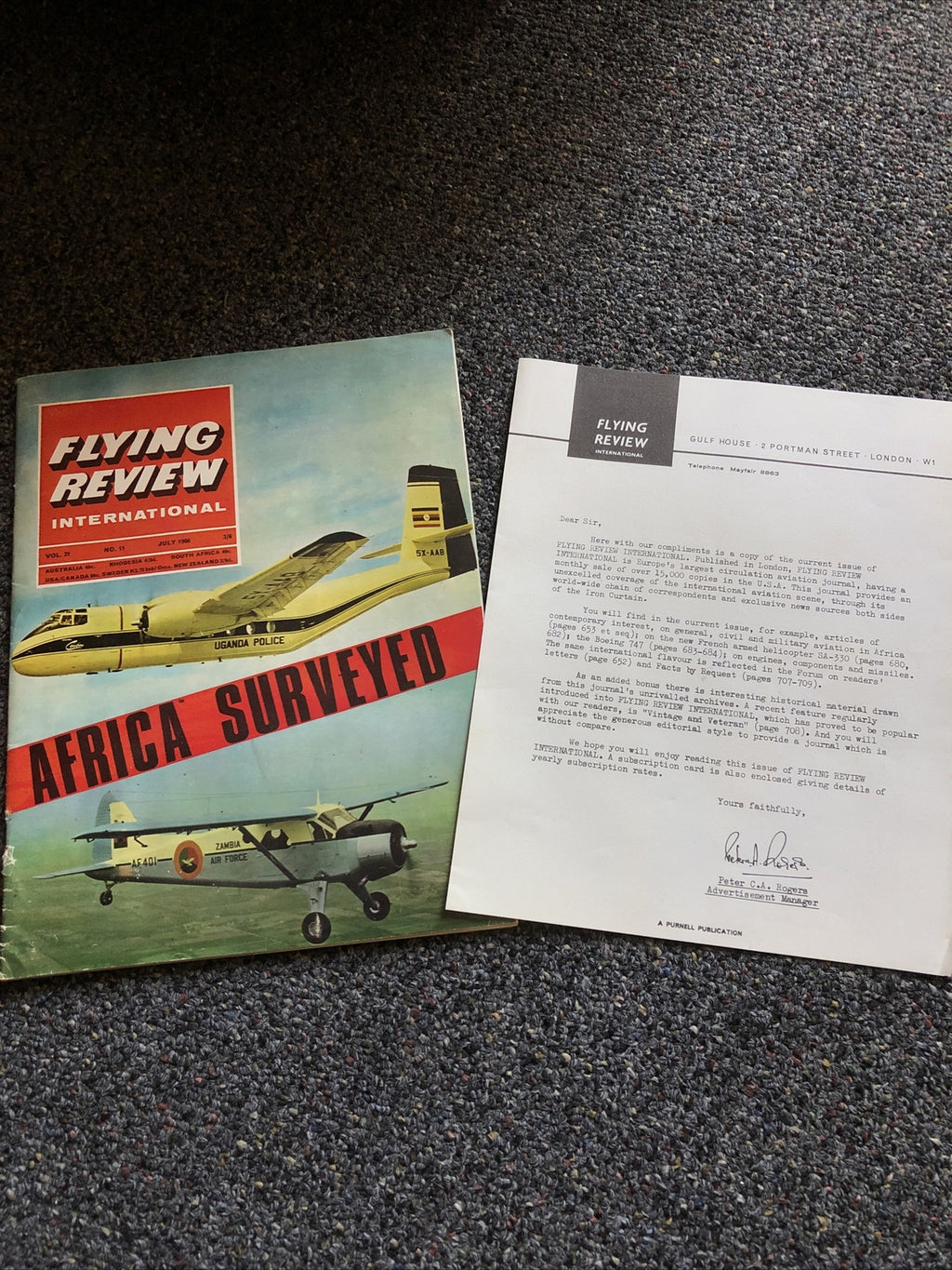 Flying Review International - July, 1966 Africa Military Civil Aviation Surveyed0