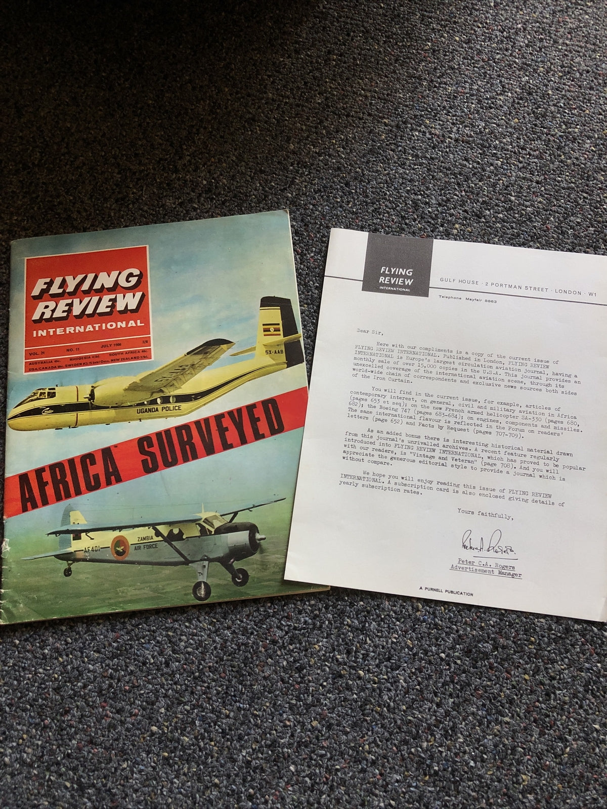 Flying Review International - July, 1966 Africa Military Civil Aviation Surveyed0