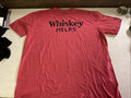 Kid Dangerous Whiskey Helps Short Sleeve T-Shirt Mens Size XL0