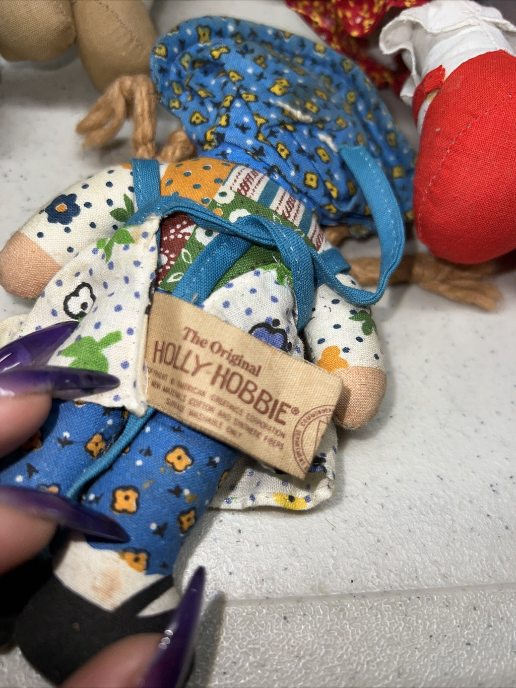 Vintage Lot of Original Holly HobbieCloth Dolls! 6 Holly Hobbie Dolls Originals7