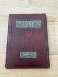Antique 1927 Yearbook: Fresno Technical High School, Fresno, California0
