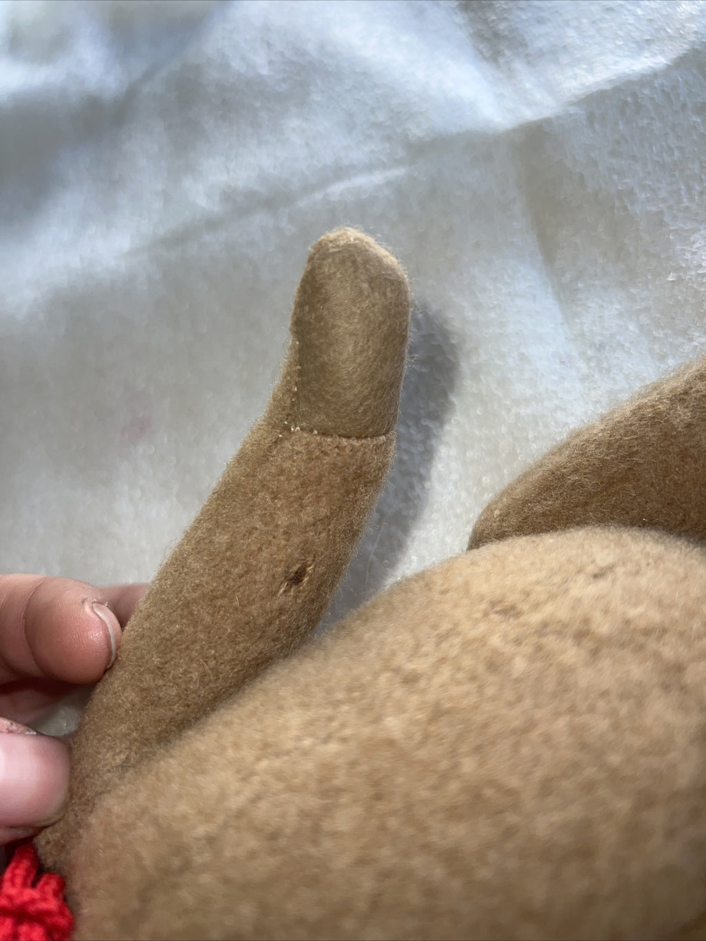 Cute Hand Made Vintage Bear 9” Steiff Style Felt8