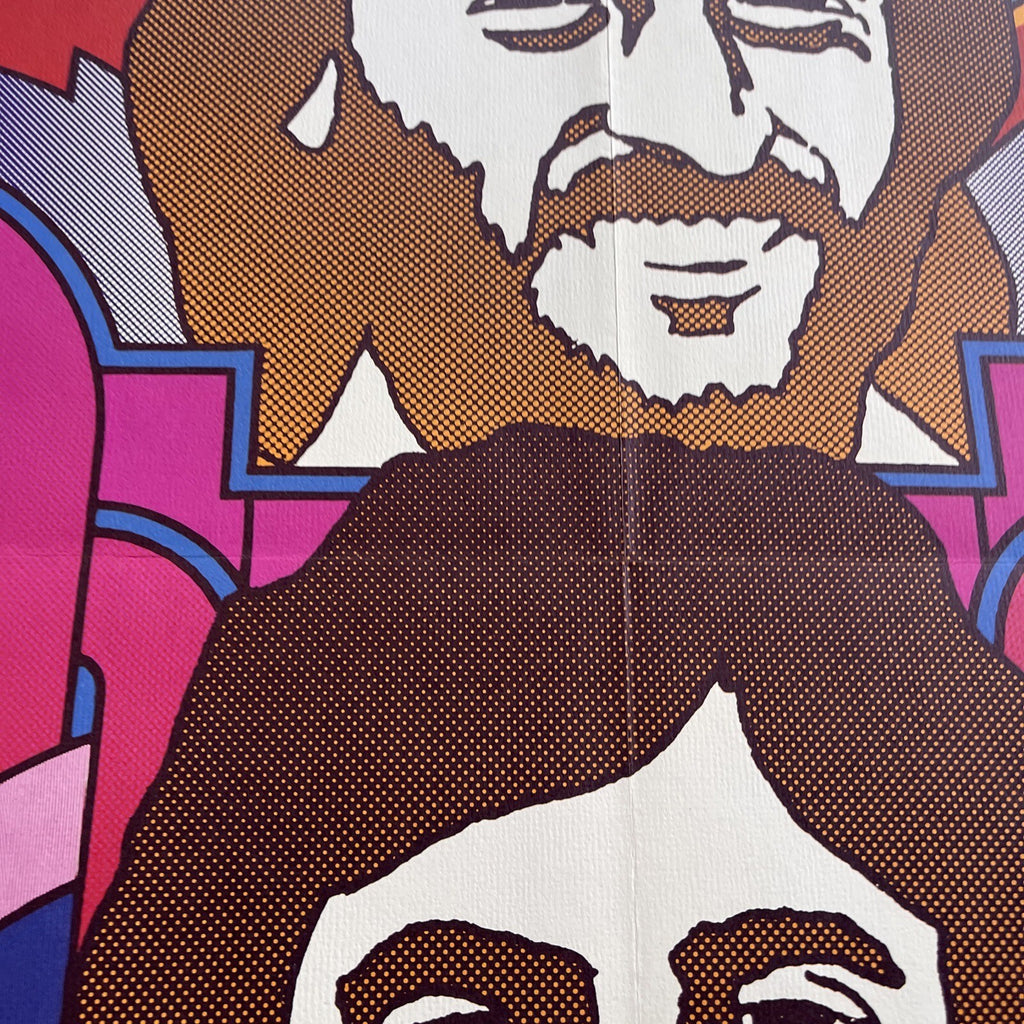 #157 1970s Bee Gees Record Store Promo Poster 19” X 29” Zagorski Psychedelic Art5