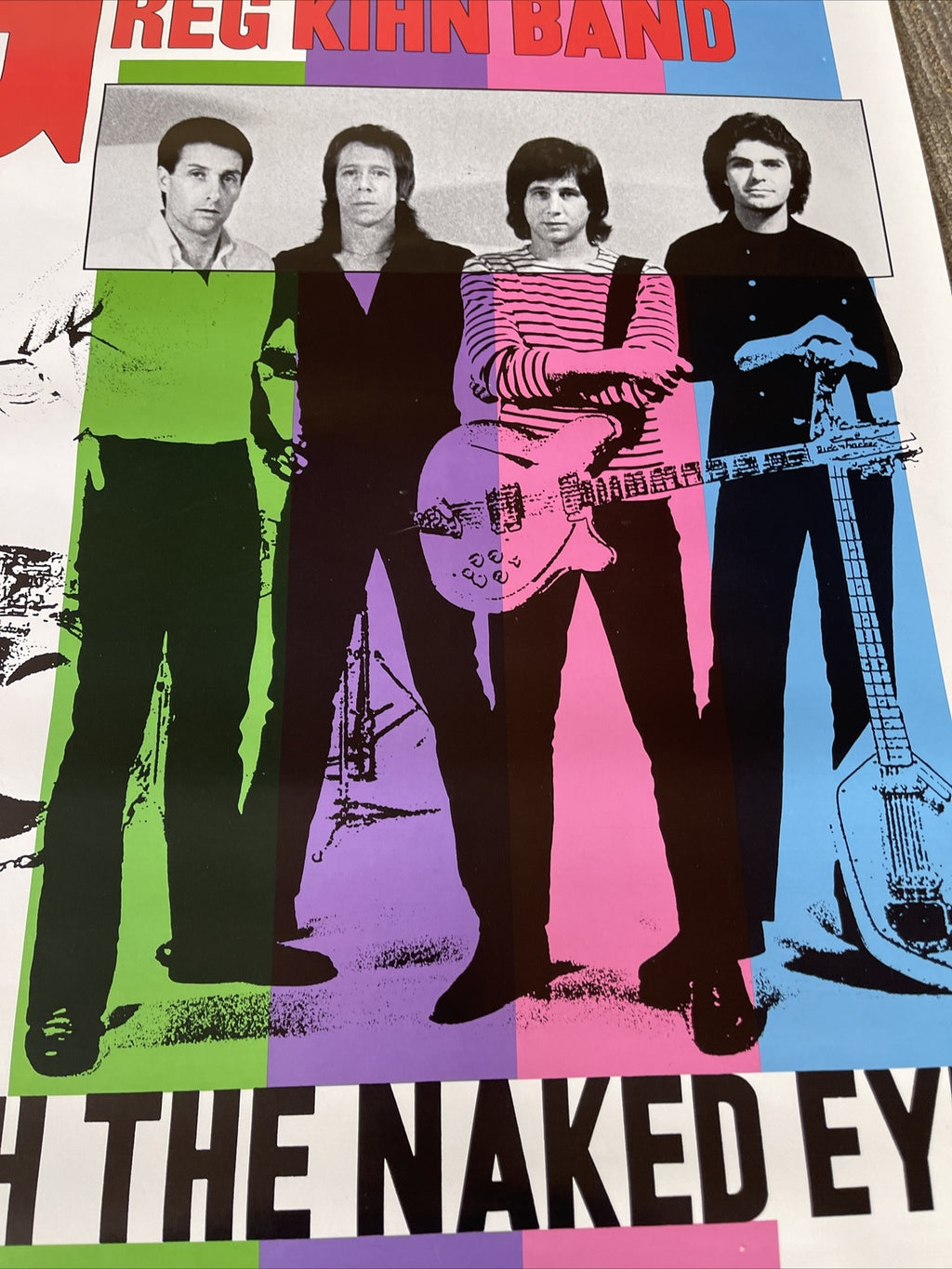 #149 1979 GREG KIHN BAND Orig Beserkley Record Store Promo Poster 24x36”8