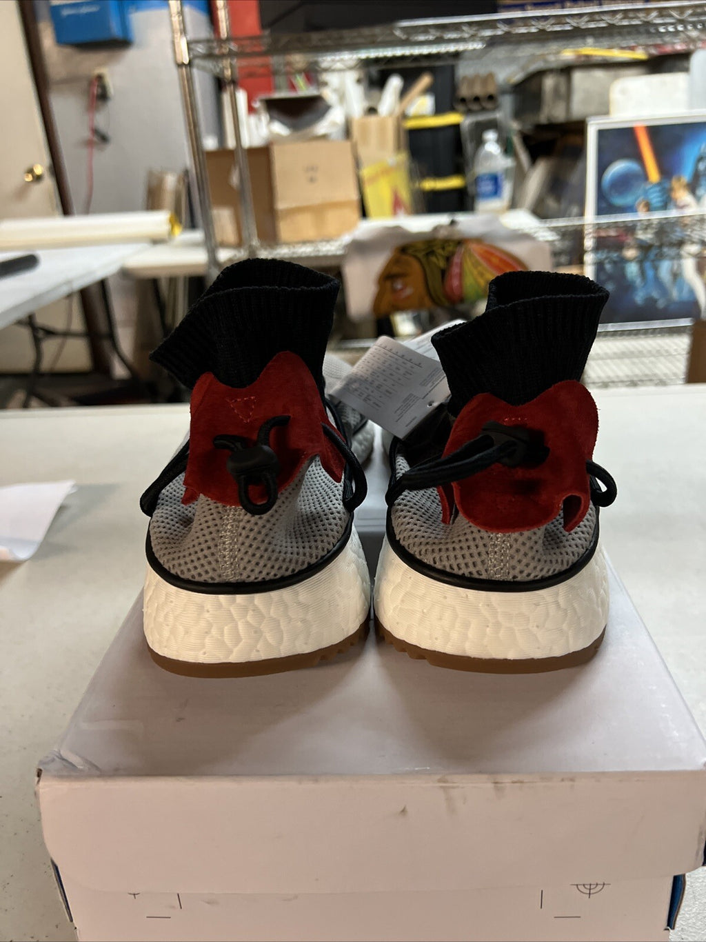 AW Run size 7 Grey Red Gum. Adidas X Alexander Wang. CM7826. ultra boost NMD2