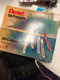 PENTEL ARTS OIL PASTELS 36 COLOR PACKAGE w/ CASE And 16 COLOR PACKAGE w/ CASE0