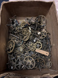 Vintage Lot Watchmakers Parts Watch Balance Wheels Parts/Repair Over 60 Pieces0