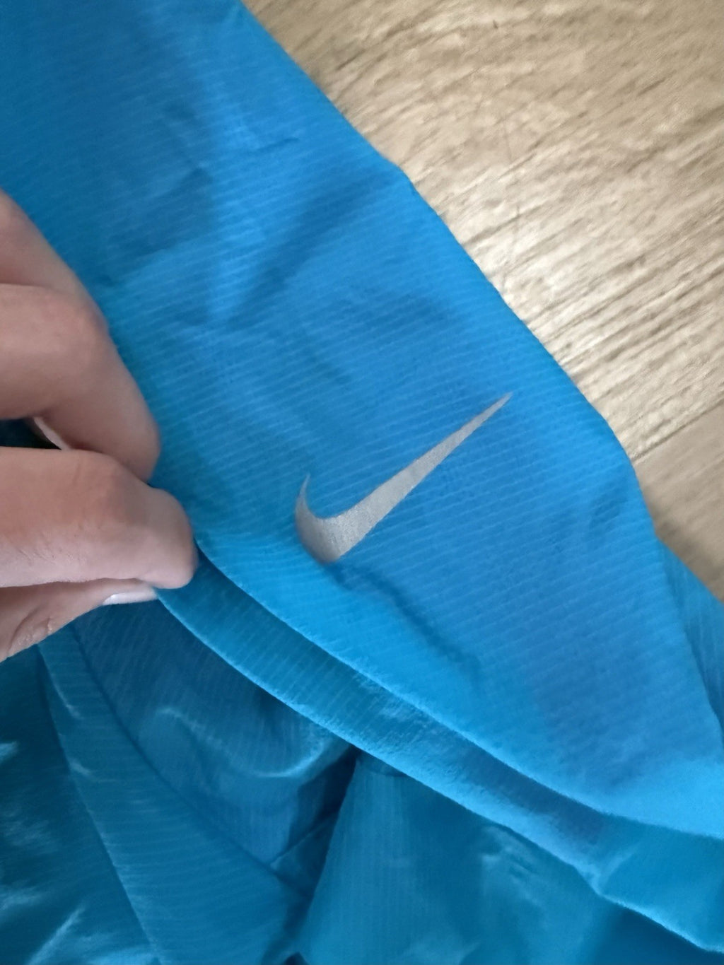 Nike Jacket Mens Large Blue Pink Cyclone Running Windbreaker Lightweight Active2