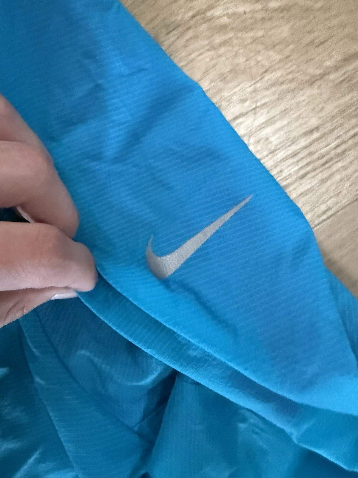 Nike Jacket Mens Large Blue Pink Cyclone Running Windbreaker Lightweight Active2