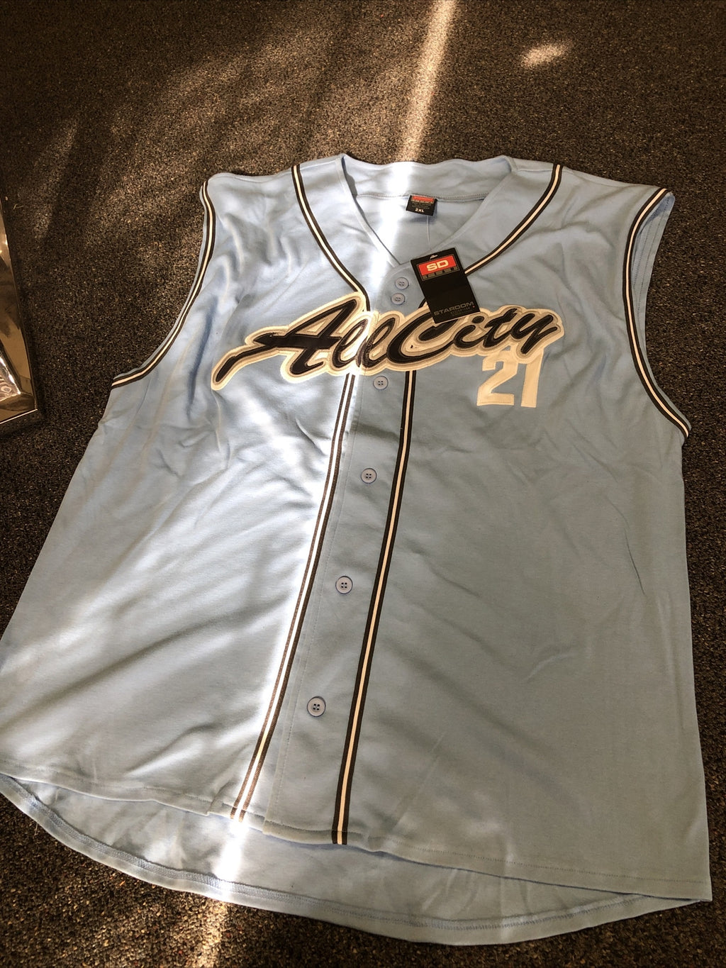 Vintage 90’s NOS All City Sleeveless Jersey Size 2XL0