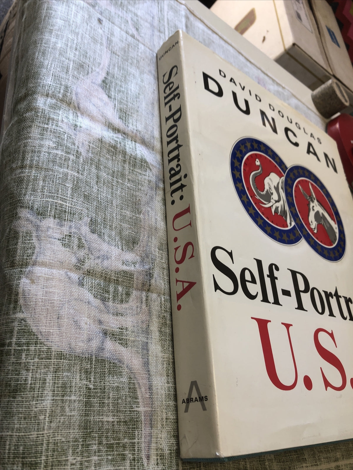 Self-Portrait U.S.A. by David Douglas Duncan 1969 LG Photo Book Political Conv.1