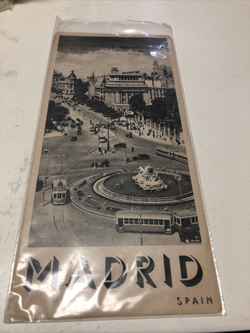 Vintage 1954 Madrid Spain Travel Brochure Booklet Information Travels Europe Map0