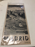 Vintage 1954 Madrid Spain Travel Brochure Booklet Information Travels Europe Map0