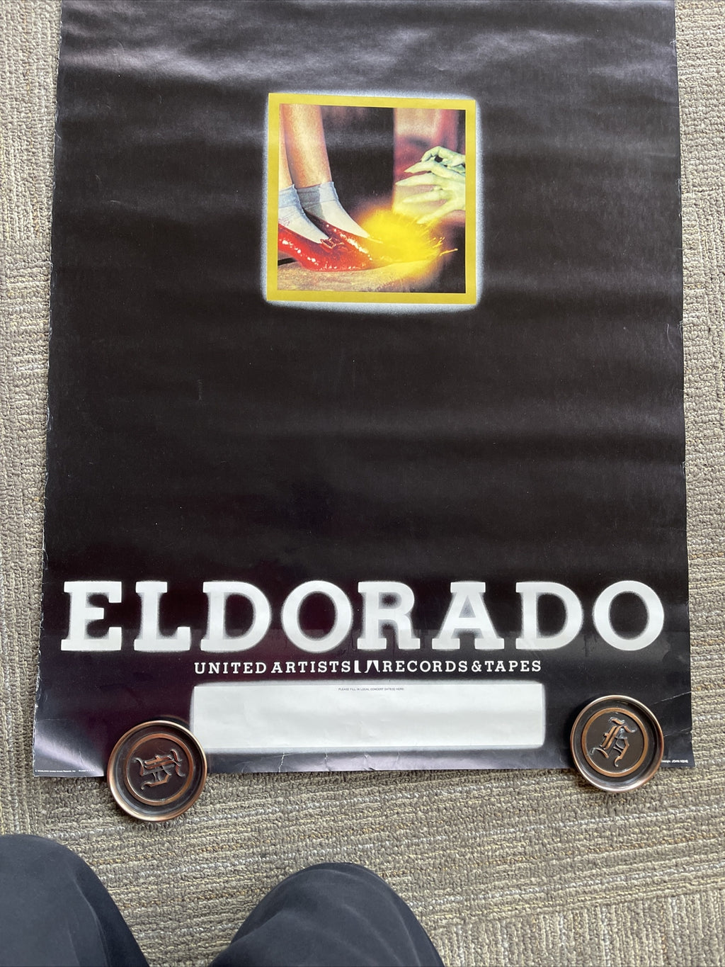 #7 1974 Original ELO Electric Light Orchestra Eldorado Record Store Promo Poster6