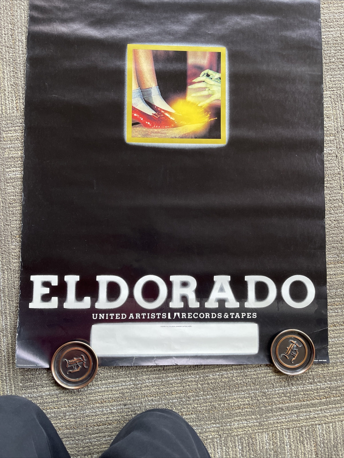 #7 1974 Original ELO Electric Light Orchestra Eldorado Record Store Promo Poster6