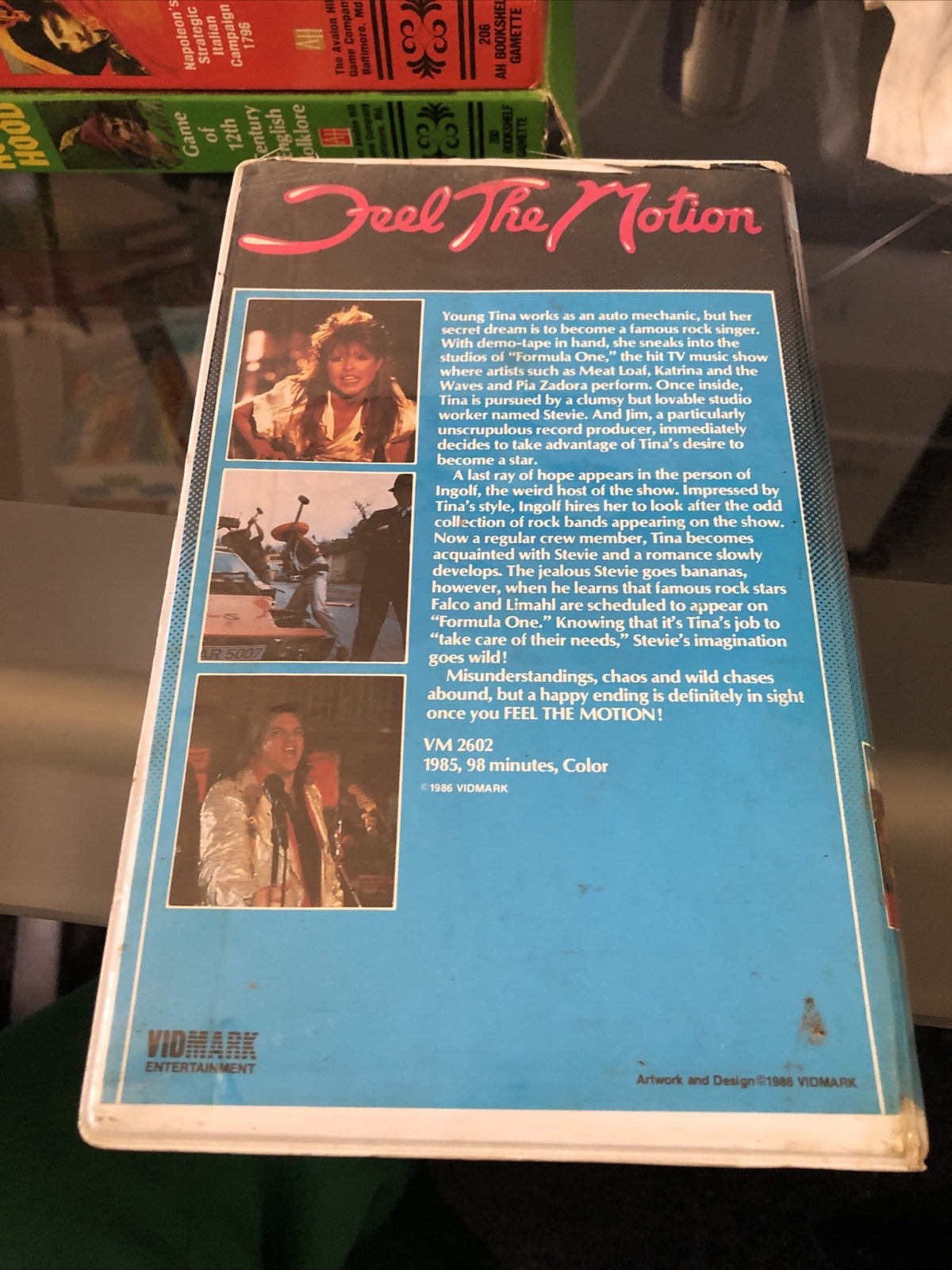Feel the Motion VHS Comedy Vidmark Video 1986  Clamshell Kelling Falco2