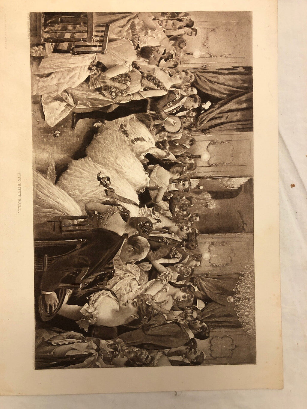 The Hunt Ball- Jules Stewart, Pinx Metro Politan Museum Gravure Gebble Husson0
