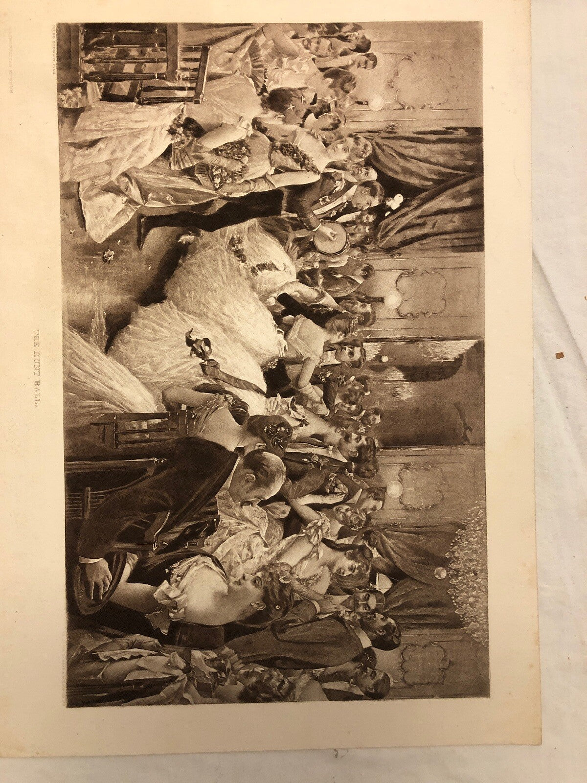 The Hunt Ball- Jules Stewart, Pinx Metro Politan Museum Gravure Gebble Husson0