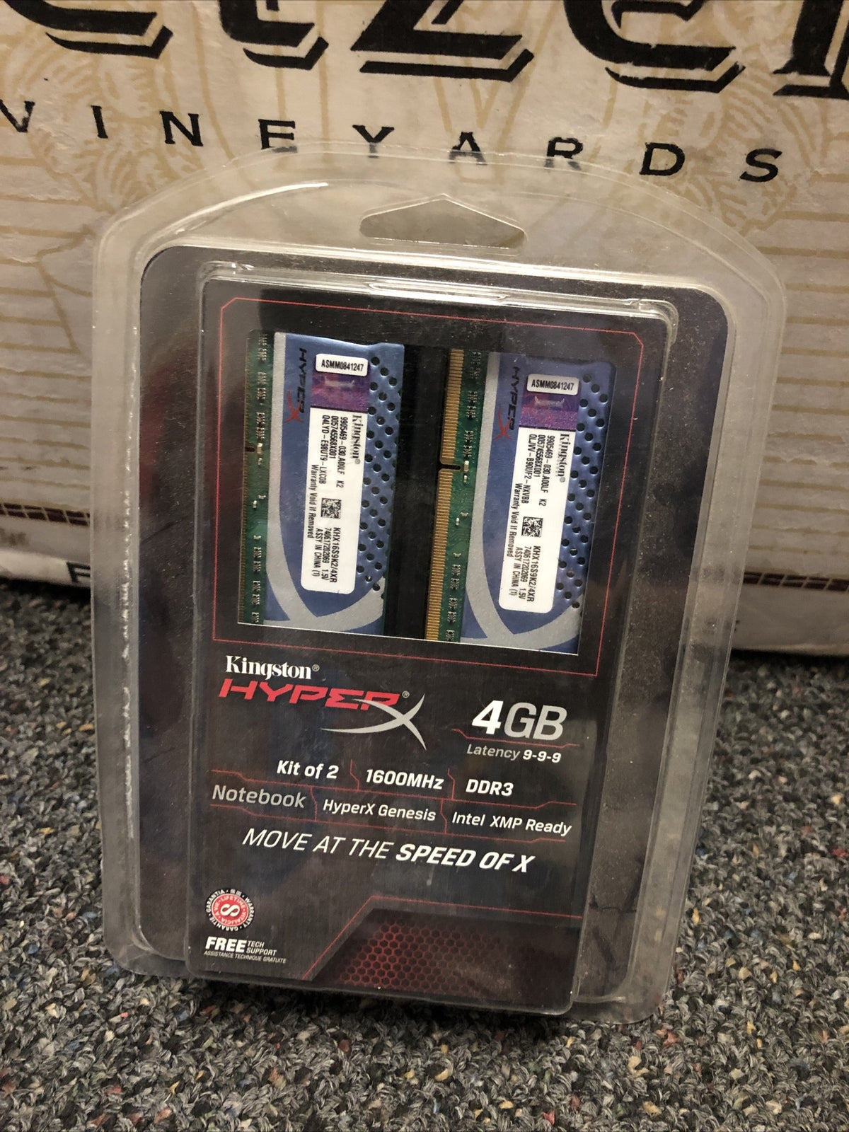 KINGSTON Hyper X  DDR3 Kit Of 2 4GB NEW0