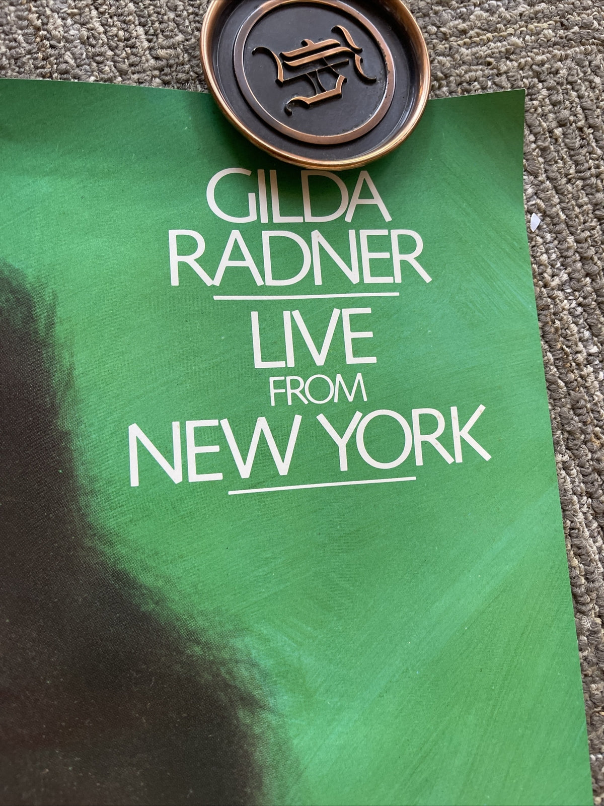 #2 1979 Gilda Radner Record Store Promo Poster SNL Live From NEw York 23”x23”3