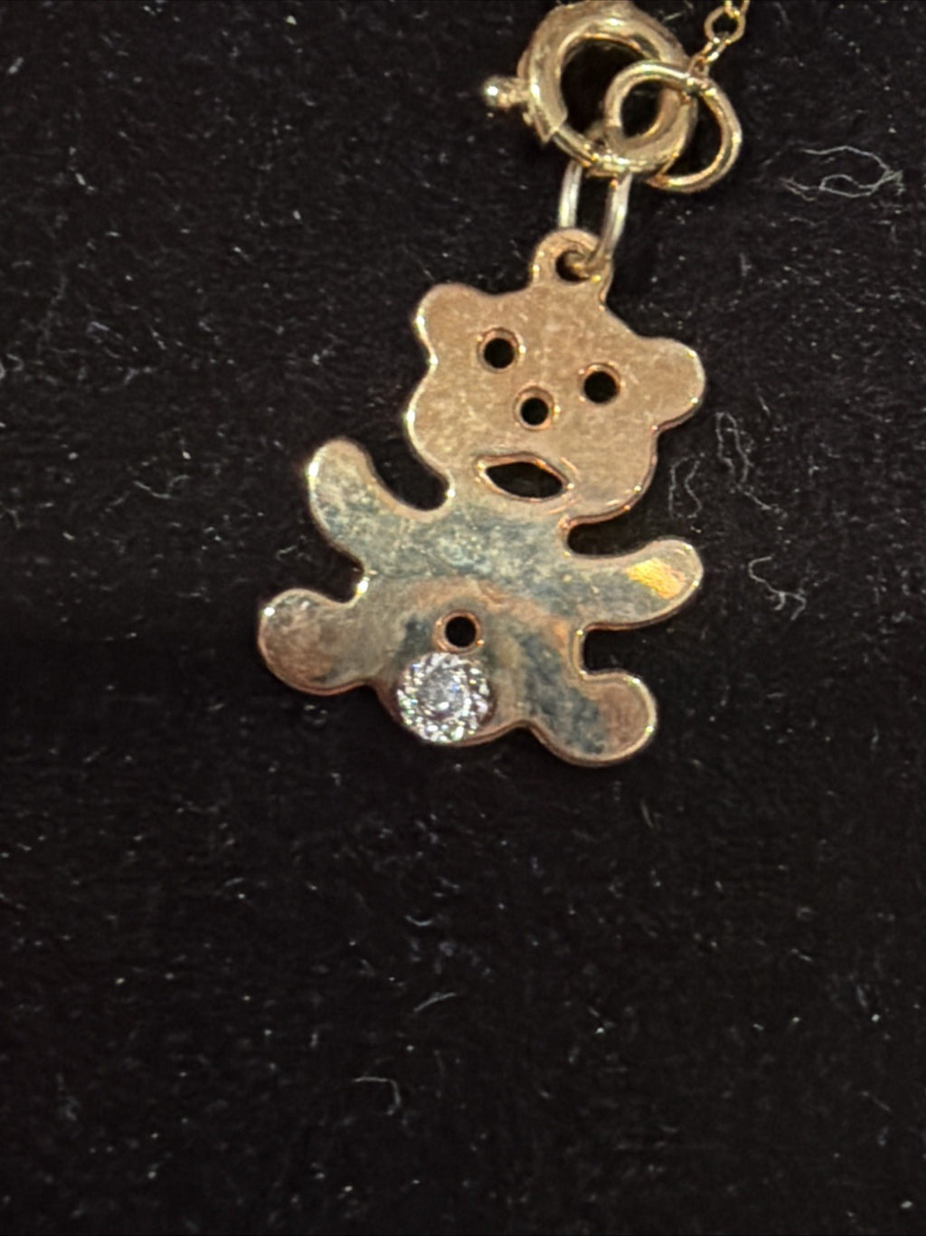Lot Of 18 14K Gold Filled Teddy Bear Pendant RealDiamond Nicolo Brecci Necklace2