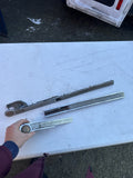 Vintage 1941-2 Packard 120 Scta Hood Side Lever Trim piece. Pair One Broken0