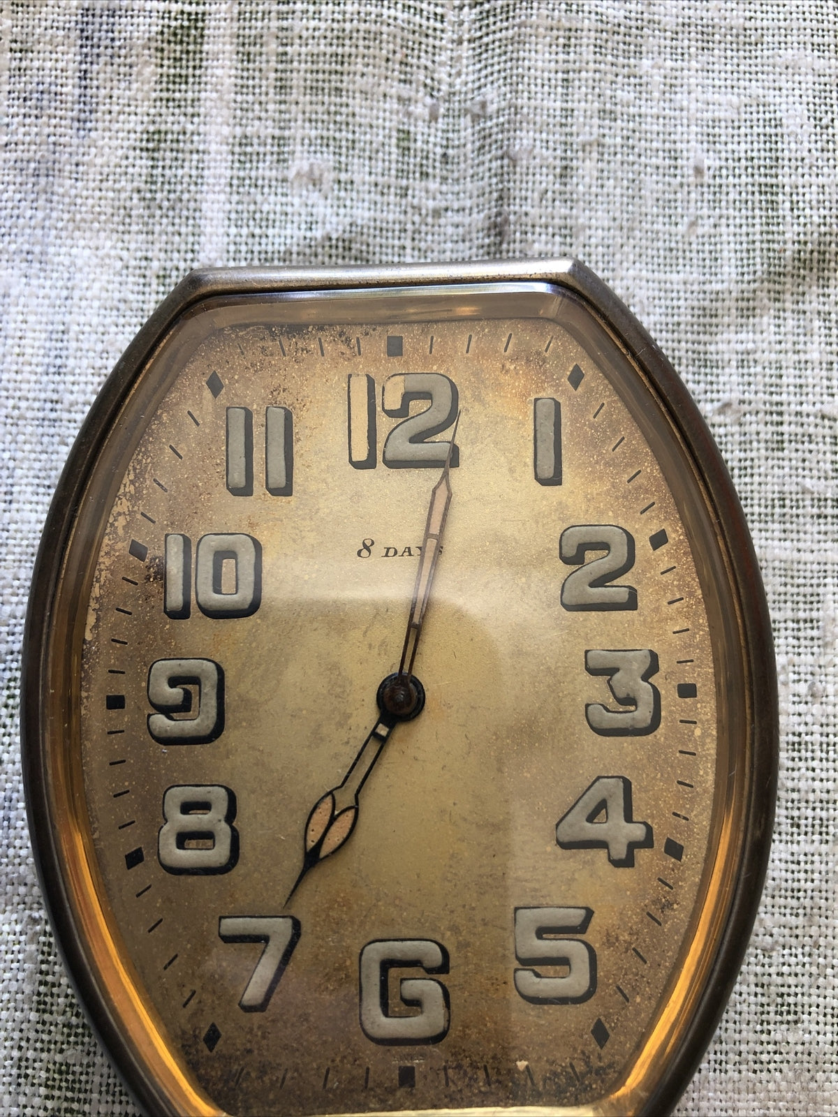 Vintage Hebdo 8 Days Pocket Watch Clock Swiss Made1