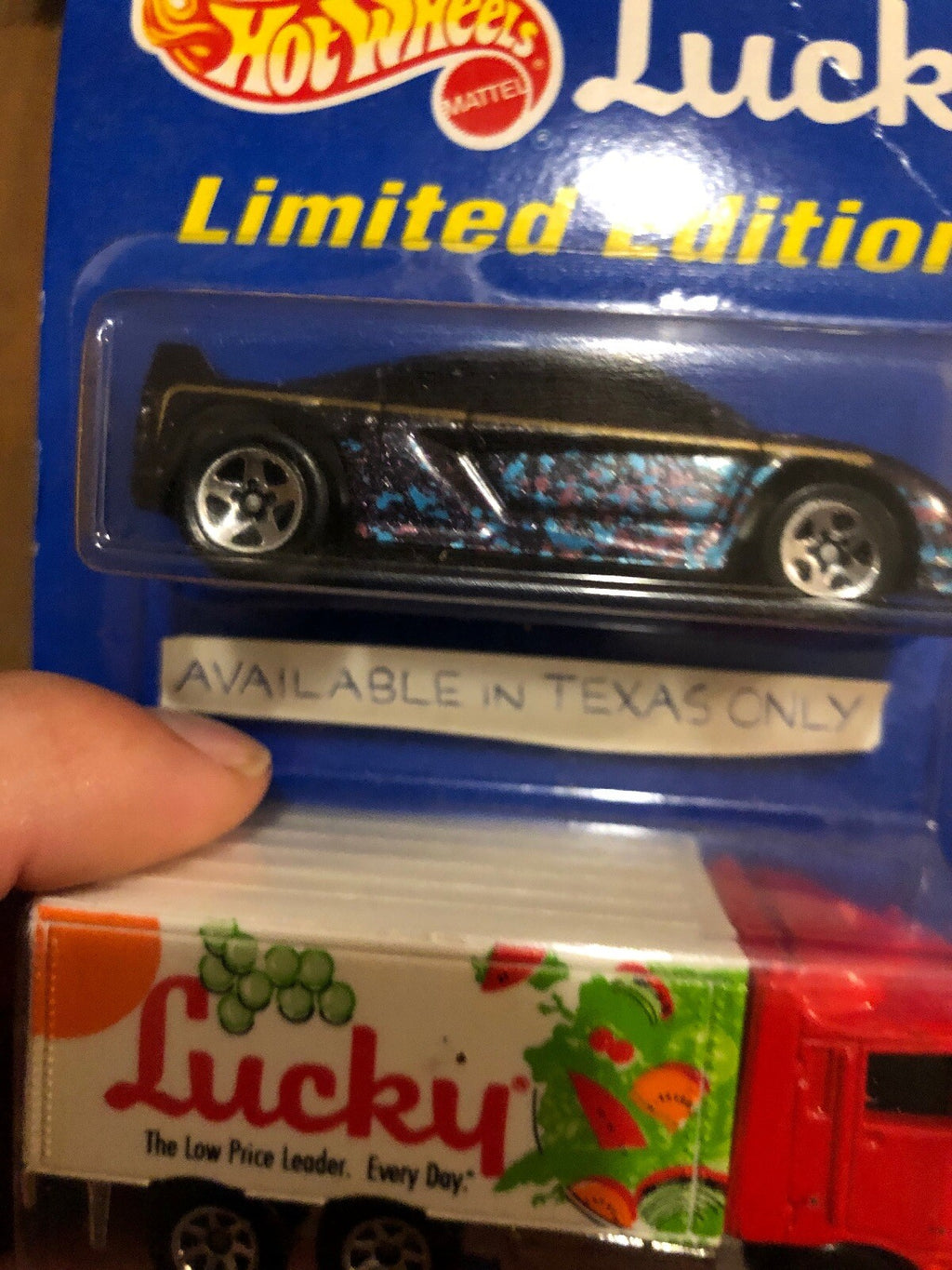 Hot wheels LIMITED EDITION LUCKY 2 VEHICLE SET Lot Of 3 HTF Texas Only Car2