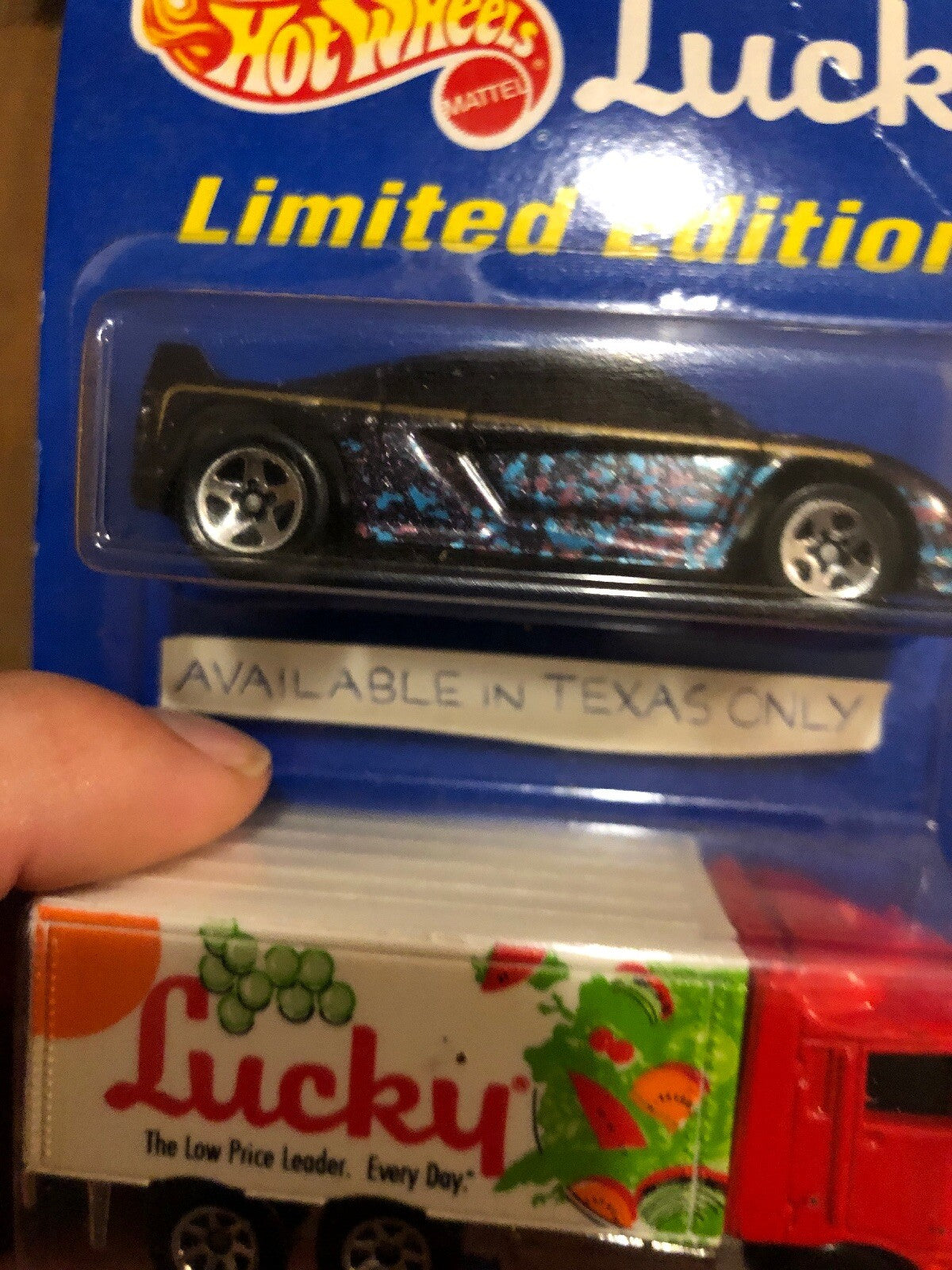 Hot wheels LIMITED EDITION LUCKY 2 VEHICLE SET Lot Of 3 HTF Texas Only Car2
