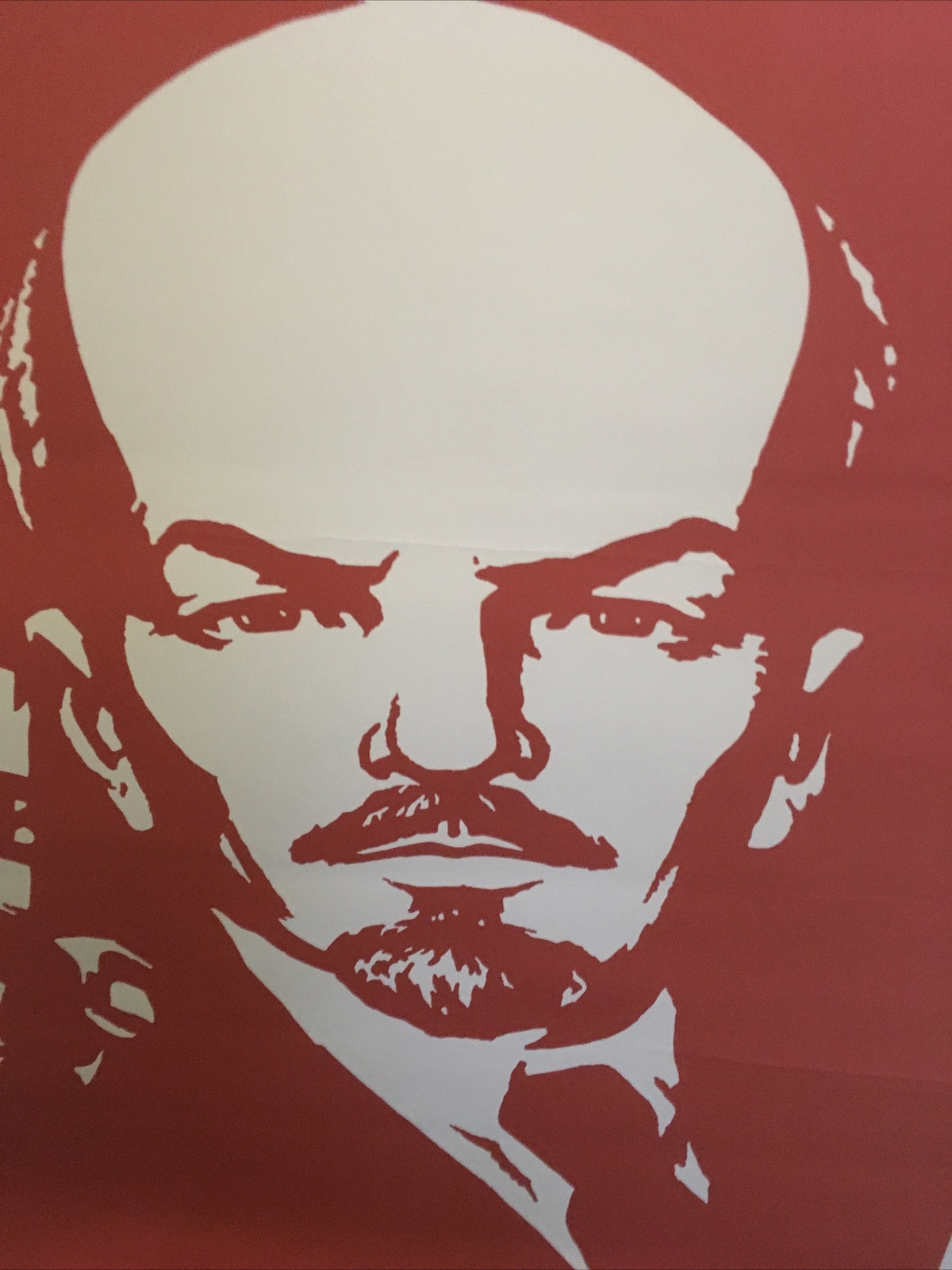 Original Polish political Poster LENIN USSR Communist Poster CCCP Historic7